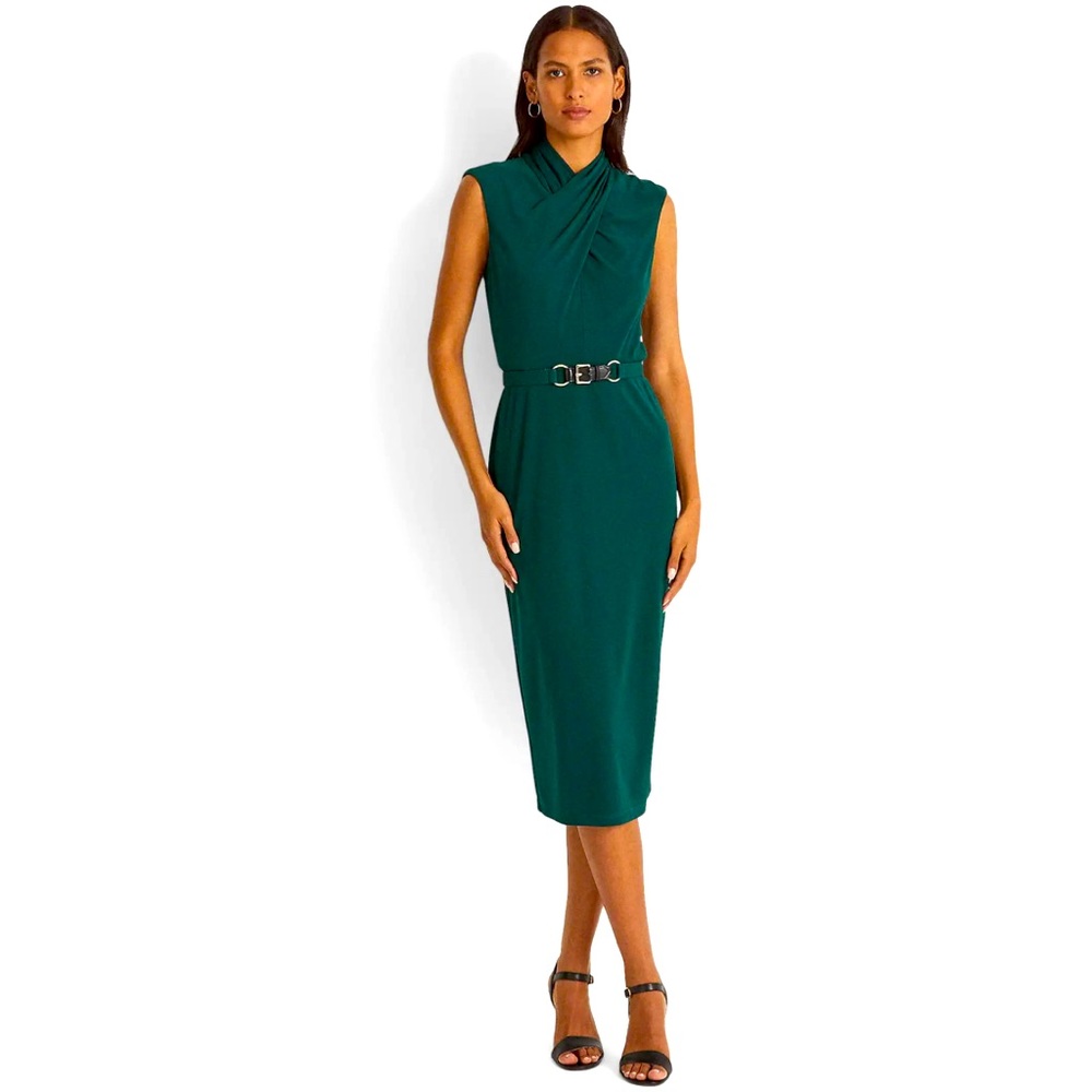 Ralph Lauren Jersey Belted Dress
